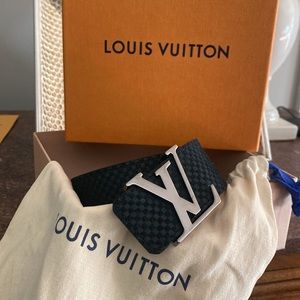 LOUIS VUITTON Hockenheim suede belt